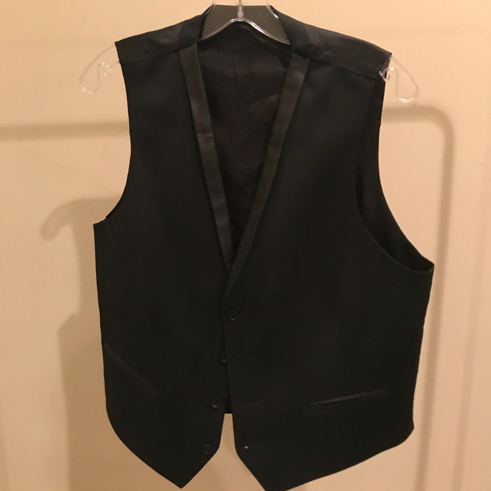The Kooples Leather-Trimmed Vest