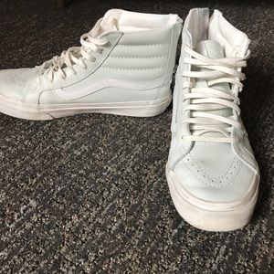 Mint Green High Top Vans