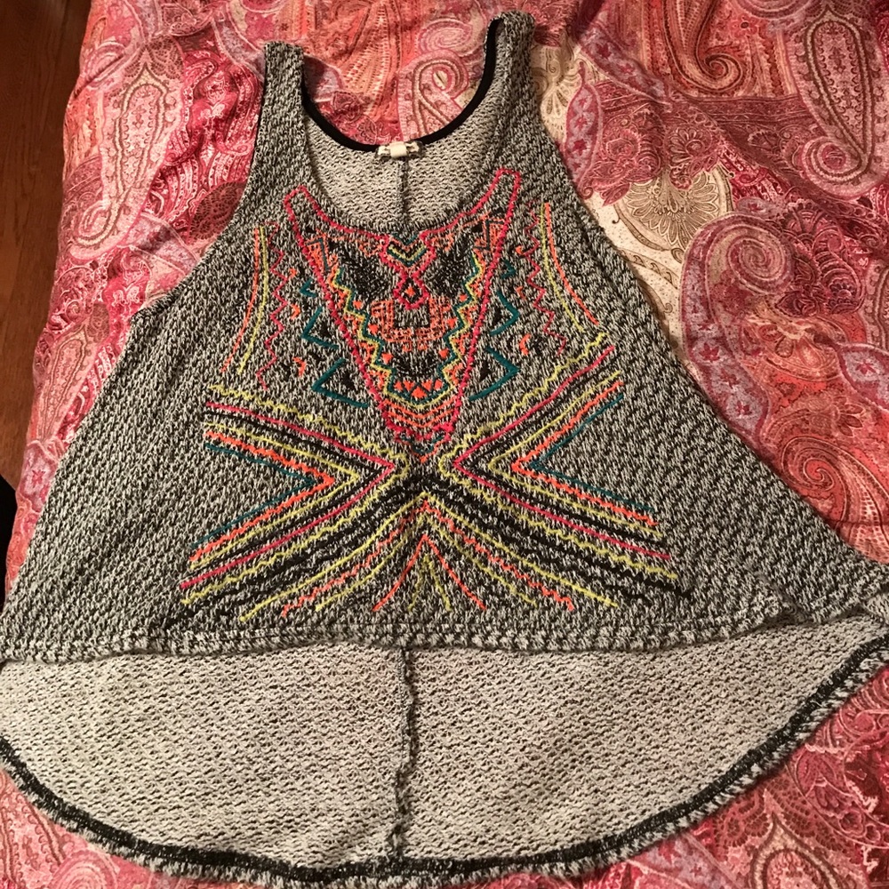 Medium Knit Aztec Tank!