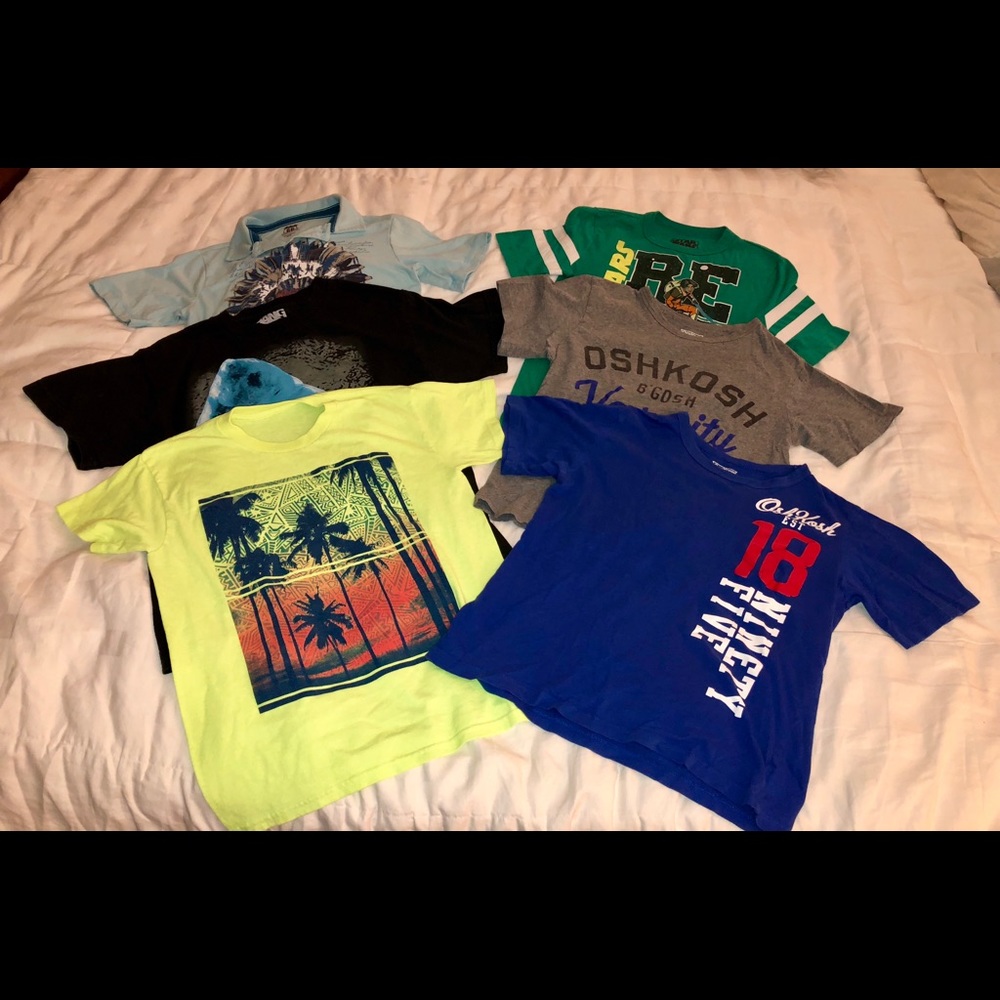 ⚾️🏈Boys lot of 6 shirts 🏀⚽️