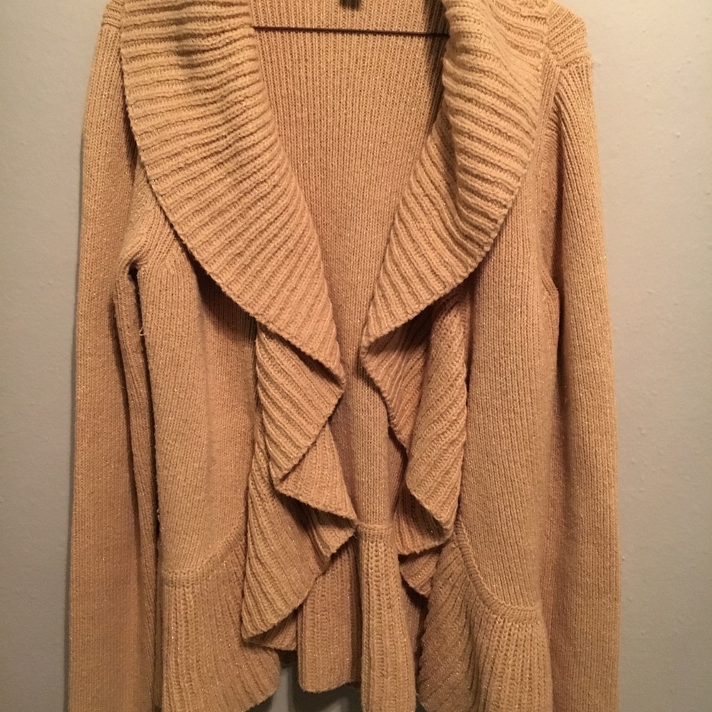INC Beige Cardigan