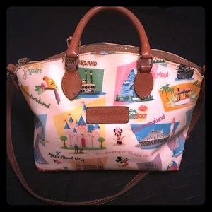 Retro Disney Novelty Print Dooney & Bourke