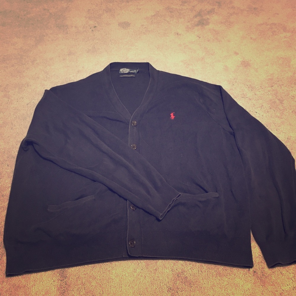 Polo Ralph Lauren navy cardigan