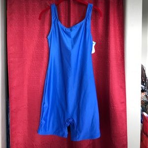 Sporti athletic swim suit in royal blue