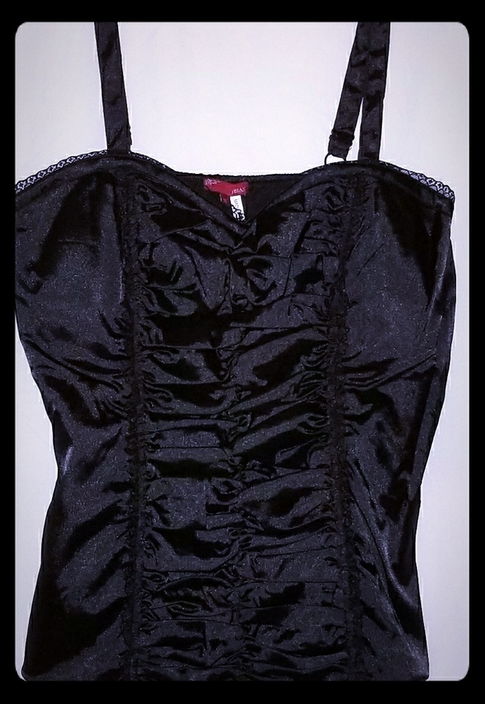 Libian Corset Shaped Top - Black