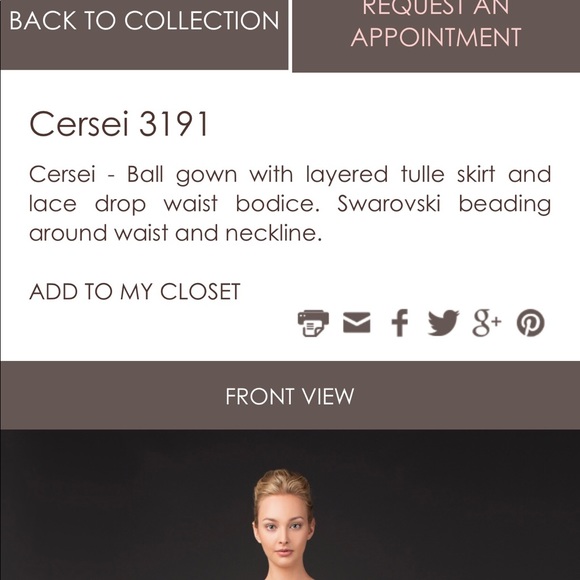 Winnie Couture Diamond Label Cersei Ball Gown - Picture 7 of 8