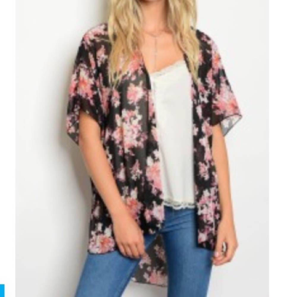 ❤️❤️Black Floral Cardigan❤️❤️