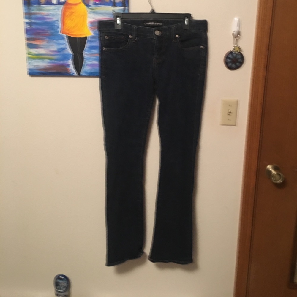 Express Barely Boot Jeans (8R)