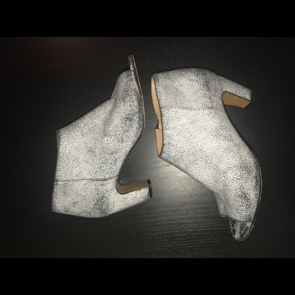 Open toe leather booties Maison Martin Margiela