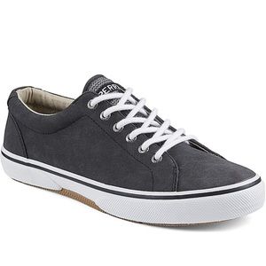 New Sperry Grey Suede Lace Up Sneakers