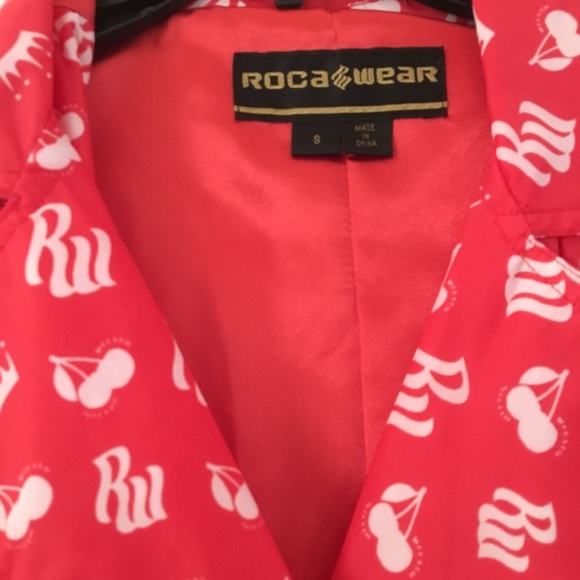 New Rocawear light Weight Jacket Red & White Logo - Picture 4 of 7
