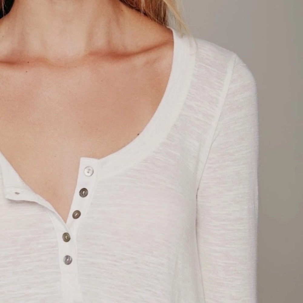 Marled Jersey DRESS Drippy High-Low Tunic Tee