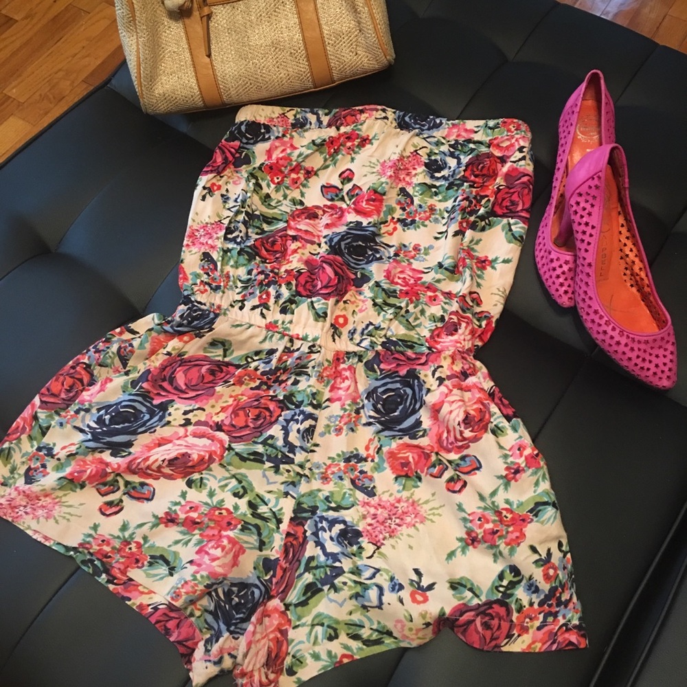 Angie Floral Romper
