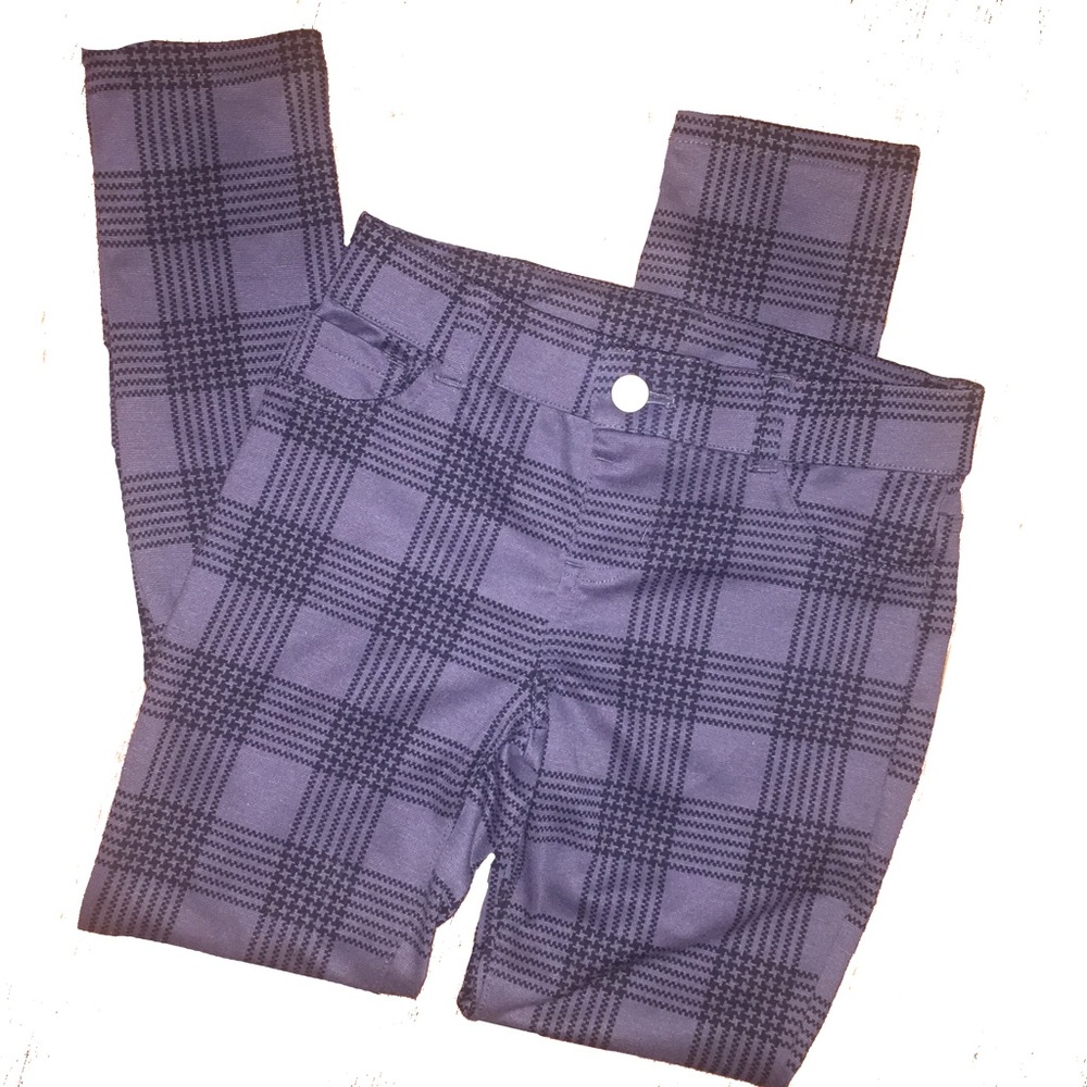 Girl’s plaid leggings, size 7/8