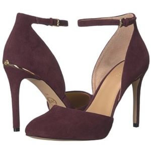 Michael Kors Plum Suede Georgia Pumps