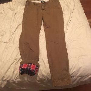 Sutton style 770 J Crew flannel khakis