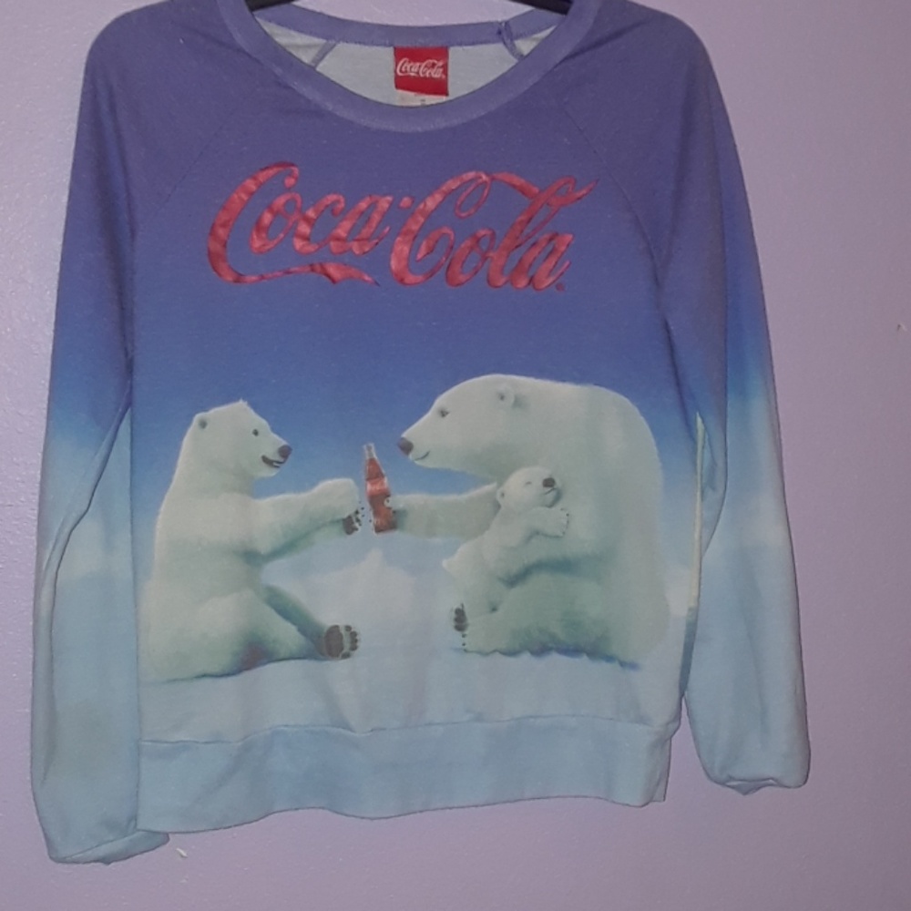 Coca-cola sweatshirt comfy cute