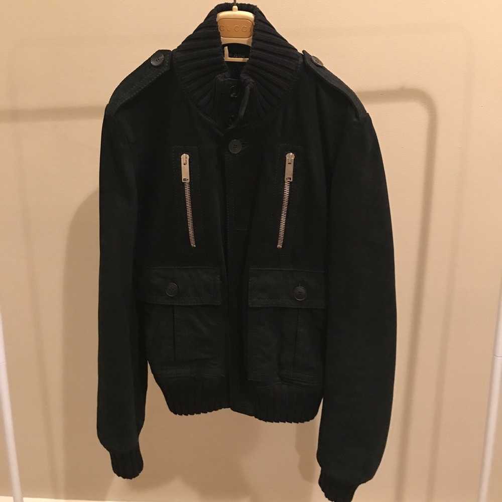 Gucci ICONIC Madonna Suede Bomber Jacket - Picture 2 of 5