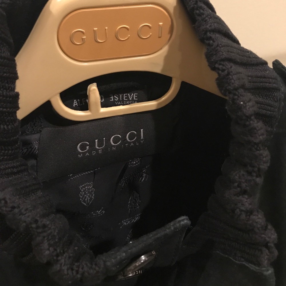 Gucci ICONIC Madonna Suede Bomber Jacket - Picture 5 of 5