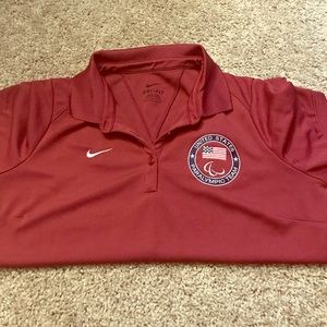 Maroon Nike Polo