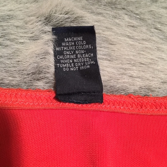 ✅Blood Orange Midi Skirt W/Ruffle Hem Sz M - Picture 5 of 8