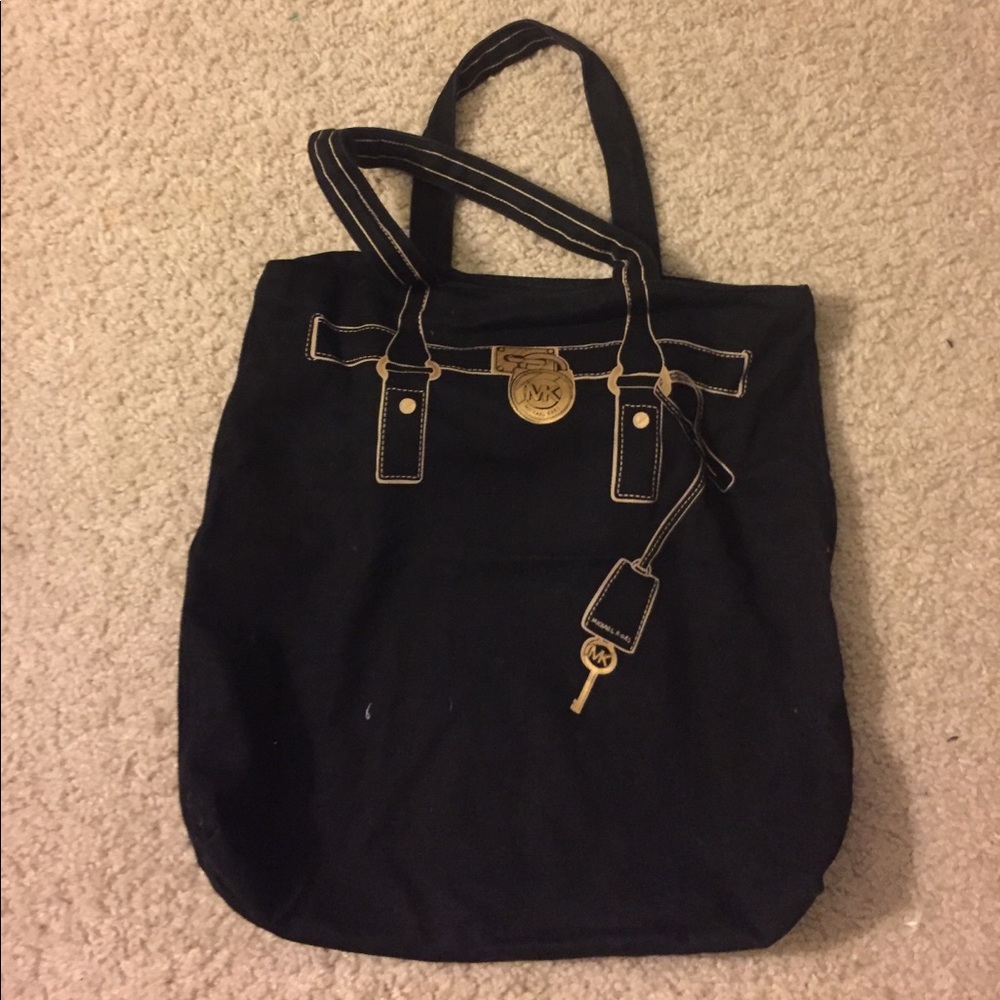 Michael Kors cotton canvas tote