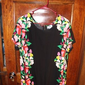 Old Navy XL Black Floral Dress