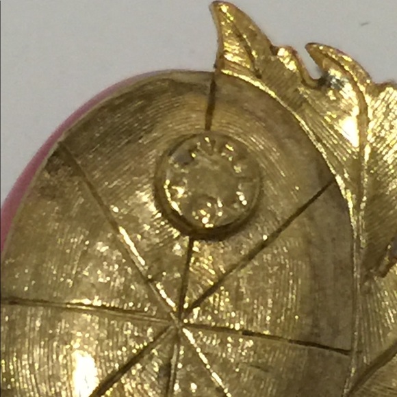 Vintage Pink Gold Clip Ons - Picture 6 of 7