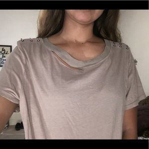 Edgy Cut off Tshirt