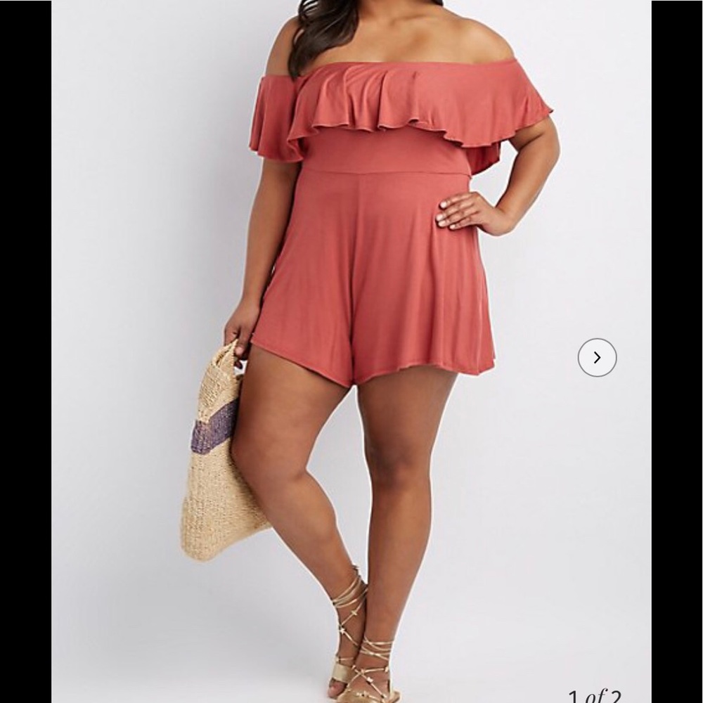❤️❤️NWOT❤️❤️ Plus Size Off the Shoulder Romper