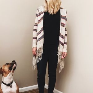 Striped cardigan