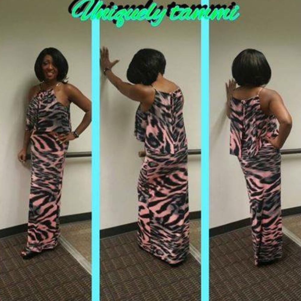 Printed Stretch Dress