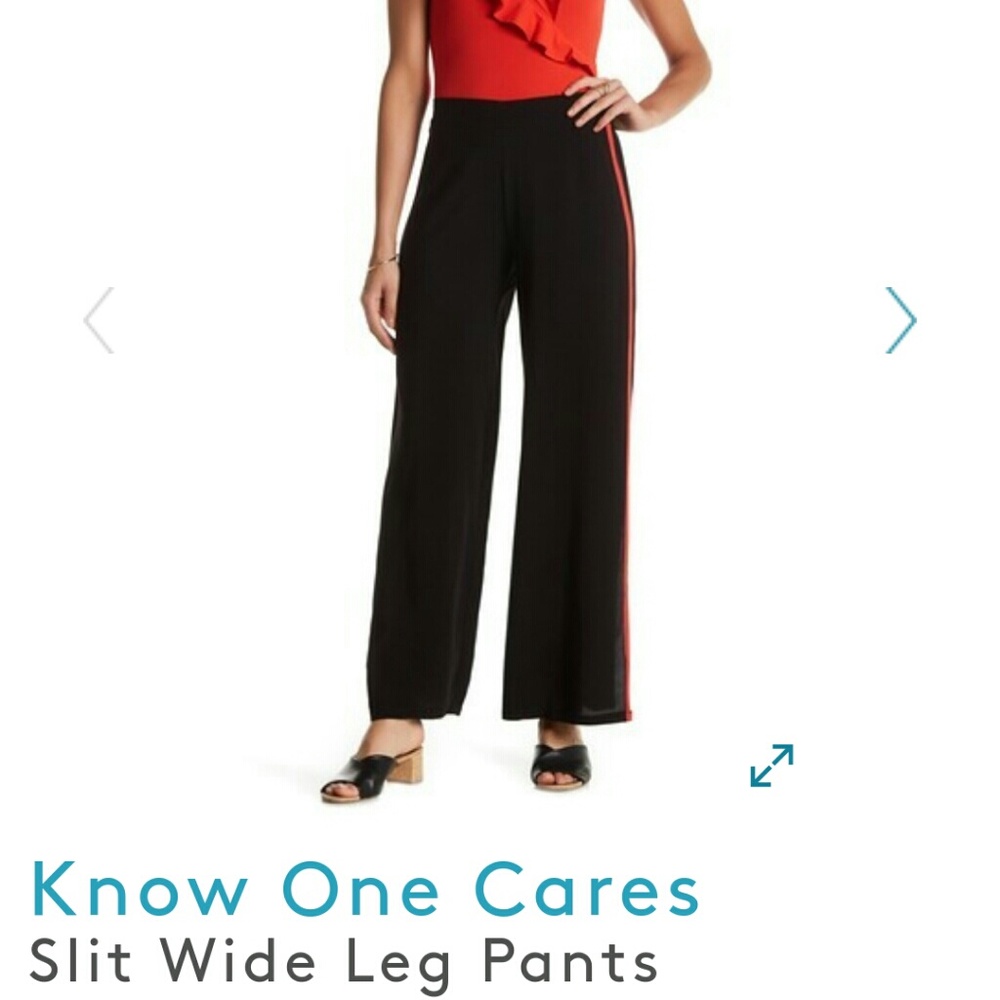 New Wide Leg Pants by KNOW ONE CARES