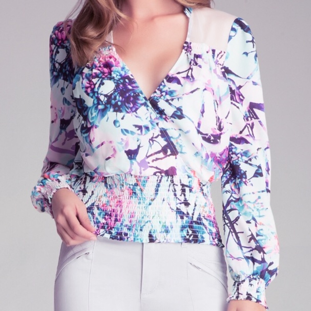 Bebe print top