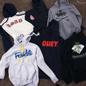 Lot of 6 Hoodies MEDIUM