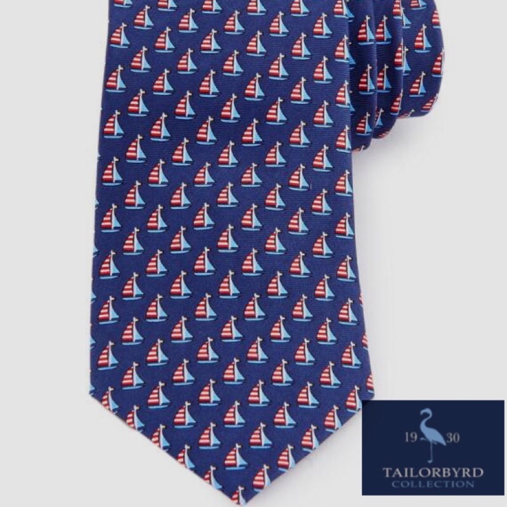 ⭐️NWT⭐️TailorByrd men's sailboat tie