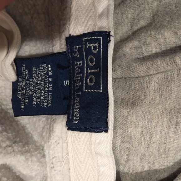 Polo by Ralph Lauren boy top with hoodie, size 5 - Picture 3 of 4