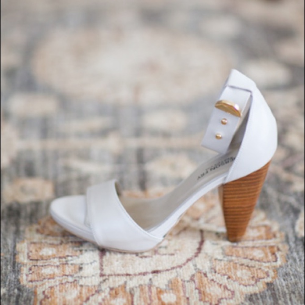 Emerson Fry Ankle-strap Heel in Nude