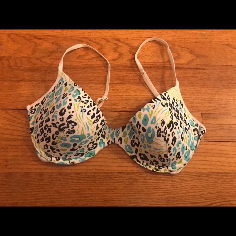 Cheetah print bra