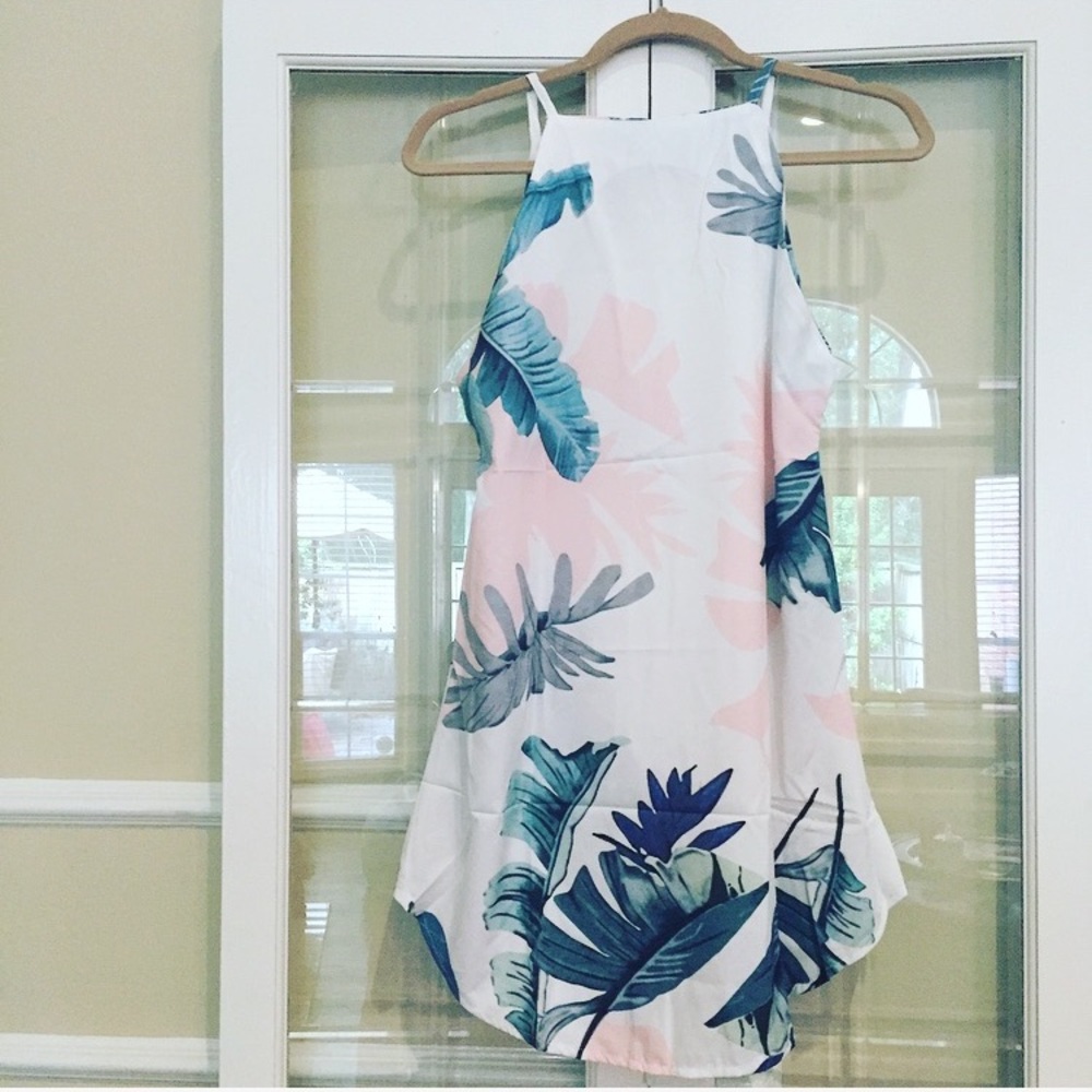 Tropical Mini Dress Size M