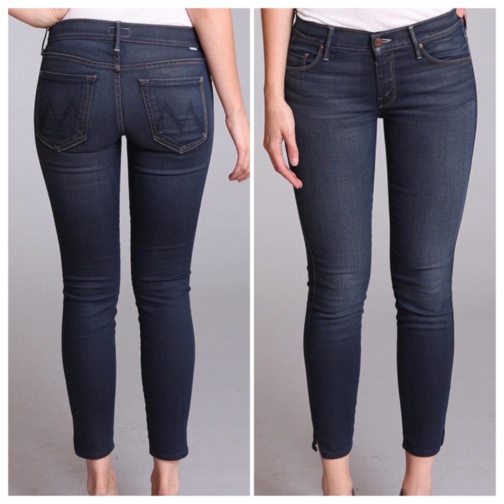 ❌SOLD❌ 25/24 Mother Vamp Ankle Slit Skinny Jeans