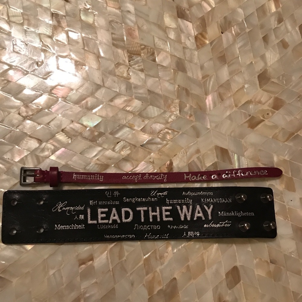 NWOT Humanity for All bracelets