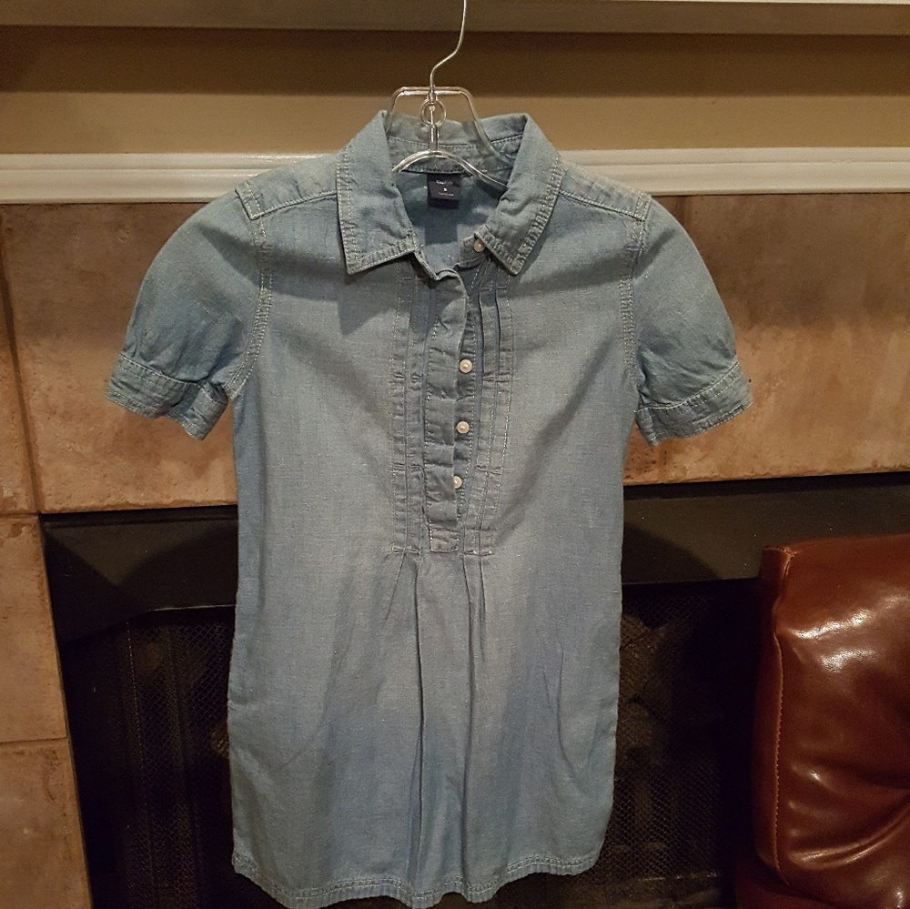 Gap Kids Small Tunic Denim Dress