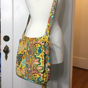 Vera Bradley Mustard Provencal Crossbody Bag