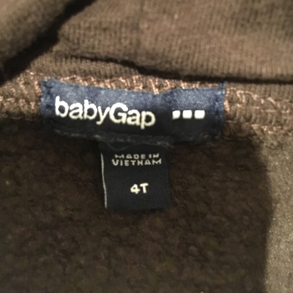 Gap top with hoodie, size 4T - Picture 3 of 3
