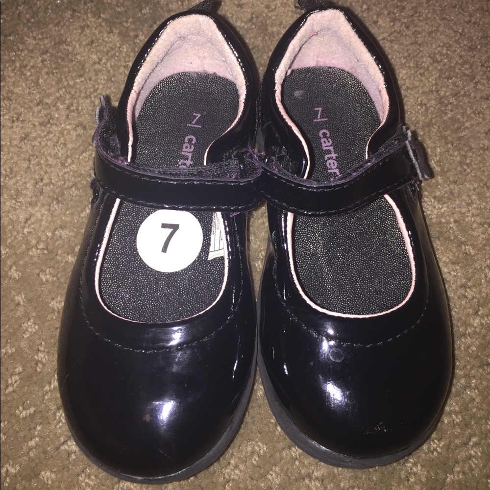 Black patent Leather Carters Brand Girl Shoes