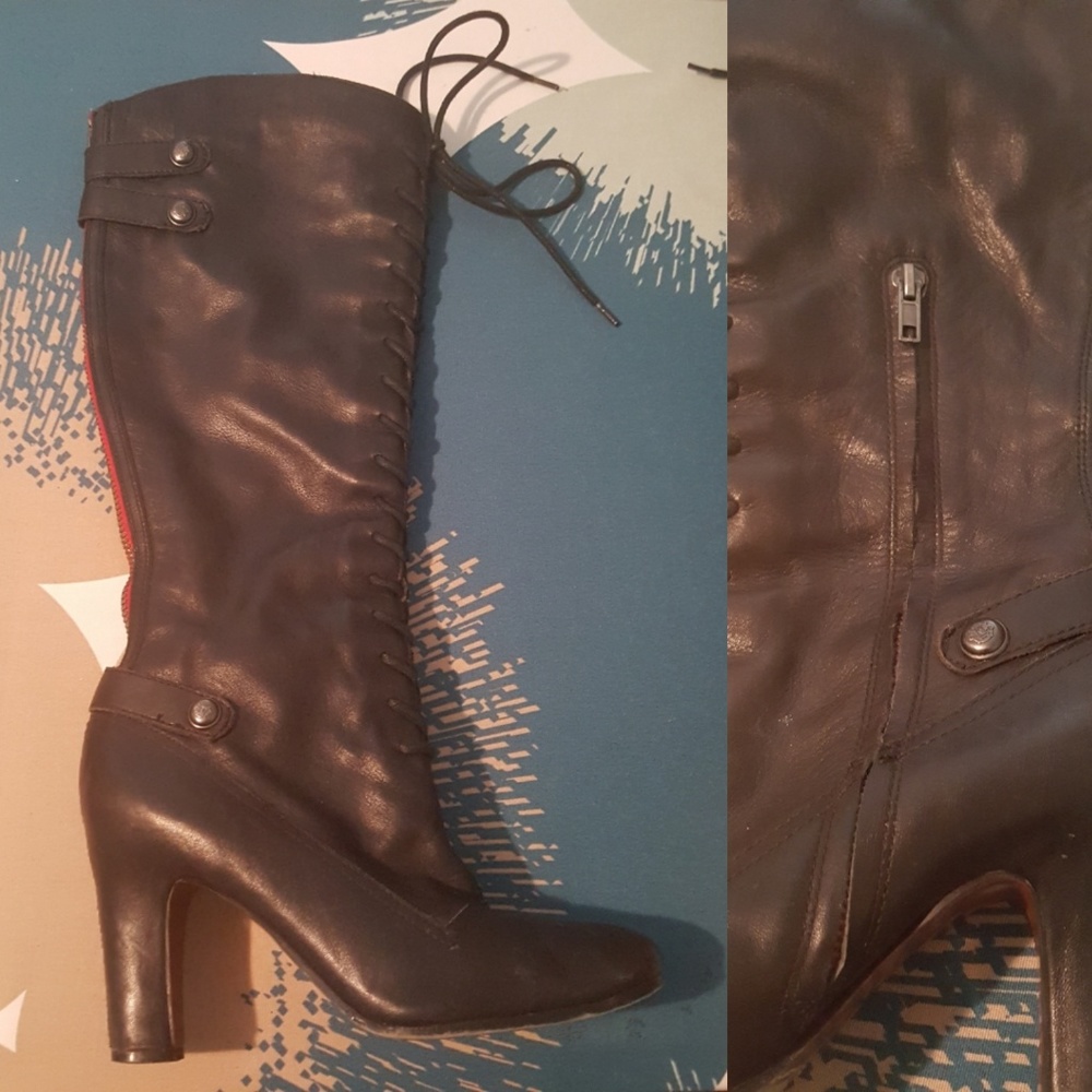 Sam Edelman "Sanford" Leather Boots