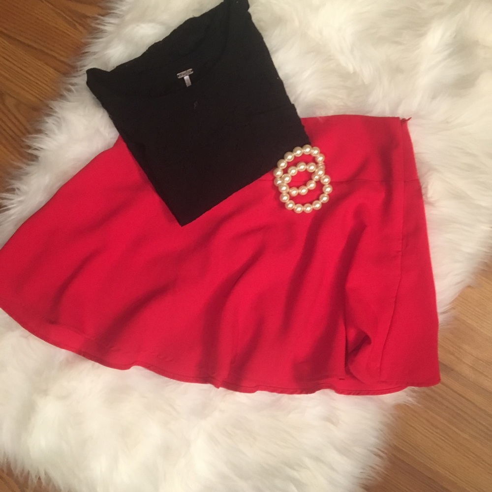 Scarlet skirt