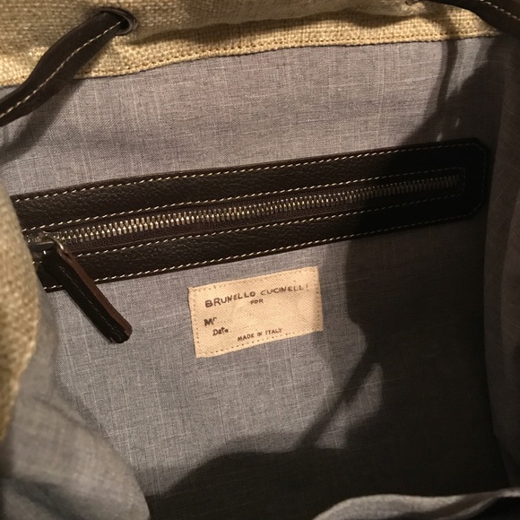 GORGEOUS Brunello Cucinelli Suede-Leather Backpack - Picture 7 of 8