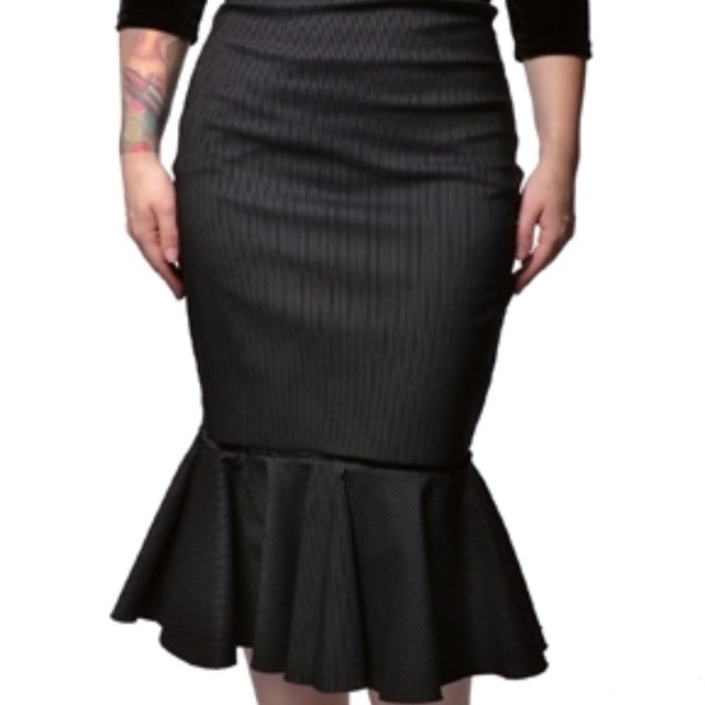 Steady Clothing Maria Pinstripe Skirt NWOT